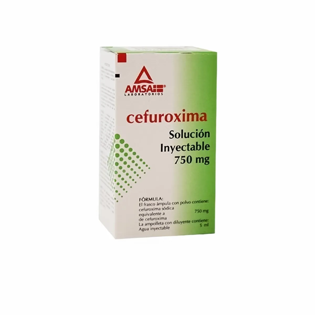 Cefuroxima 750 mg, 5 ml