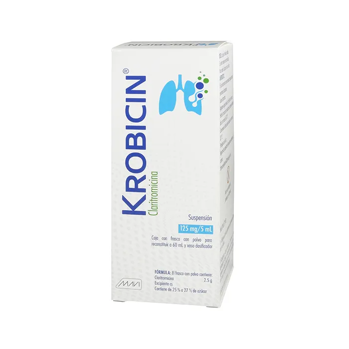 Krobicin 125mg/5ml Suspensión