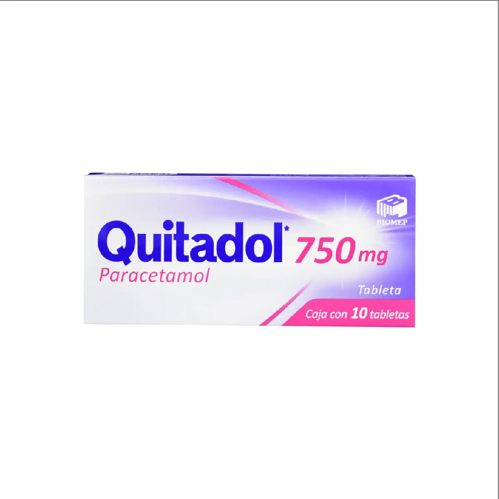 Quitadol 750mg 10 Tab