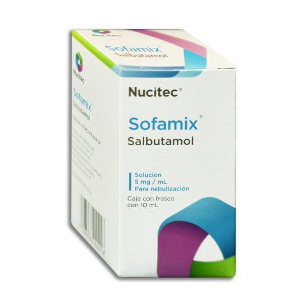 Sofamix 5mg/ml  10ml Sol. p/ Nebulizacion 