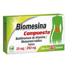 Biomesina Compuesta 250/10mg 10 Tab