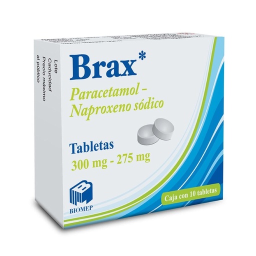 Brax 300mg-275 mg 10 tab