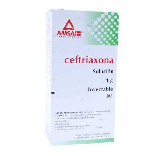 Bruluagsa Ceftriaxona 1g Inyectable