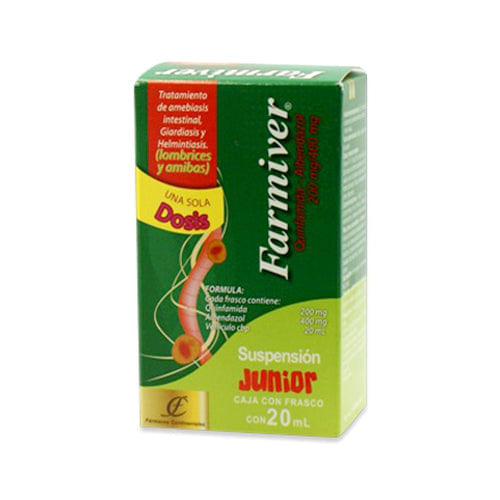 Farmiver Suspensión Junior 100 mg 20 ml