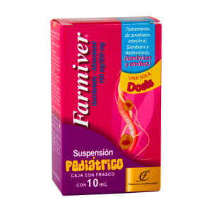 Farmiver Suspensión pediatrica 100 mg 10 ml
