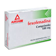 Fexofenadina 180mg Tabletas