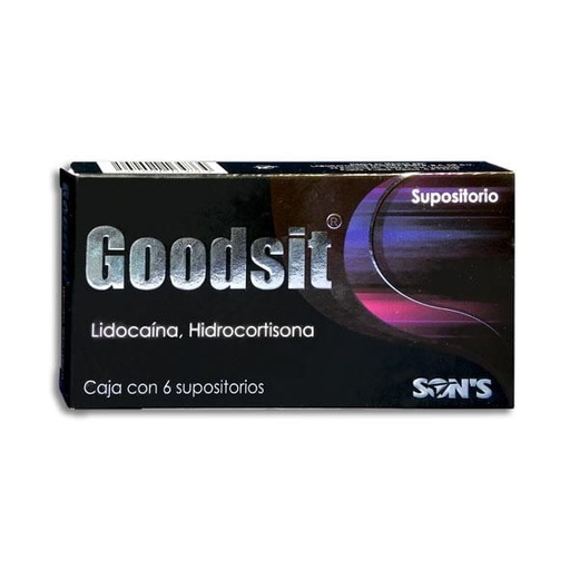 Goodsit 60 mg, 6 supositorios