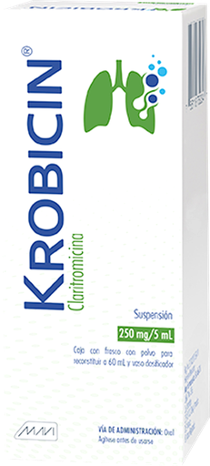 Krobicin 250mg/5 ml Suspensión
