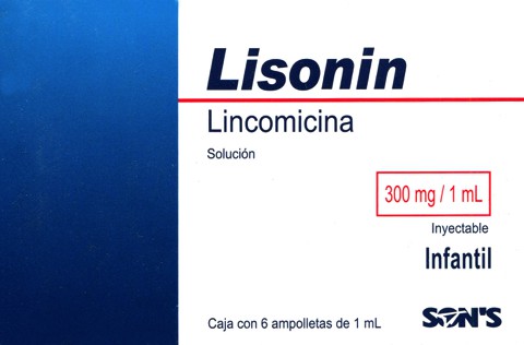Lisonin 300mg 1 ML amp Inyectable