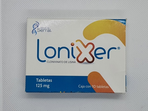 Lonixer 125 mg, 10 tab