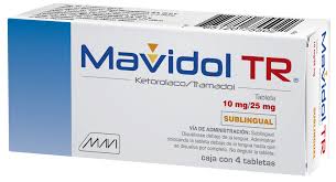 [5/1] Mavidol TR 10/25mg Sublingüal 4 Tab