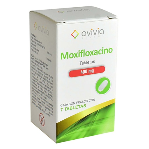 Moxifloxacino 400mg 7 Tab (Avivia) 