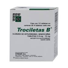 Trociletas B 10 Tabs Limón