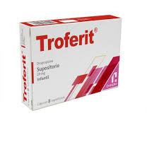Troferit 20 mg Infantil Supositorios