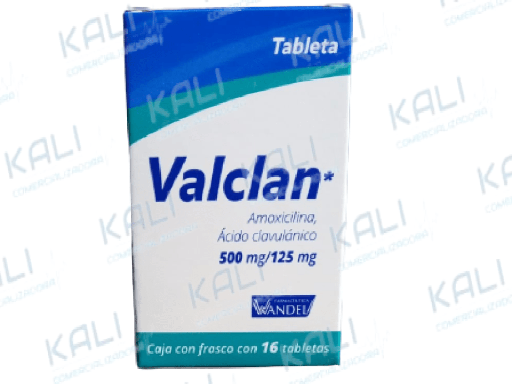 Valclan 500/125mg 16 Tab